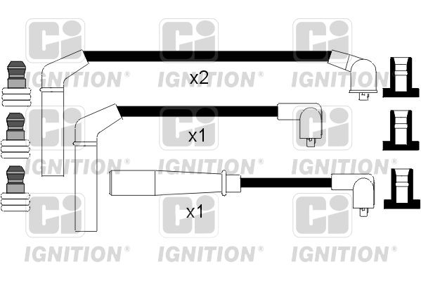 QUINTON HAZELL Augstsprieguma vadu komplekts XC693